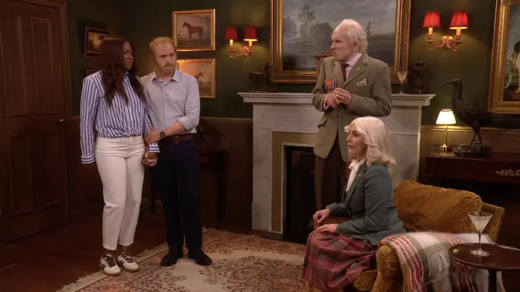 SNL UKs sketch about Harry and Meghan visiting home has 1 particularly brutal joke