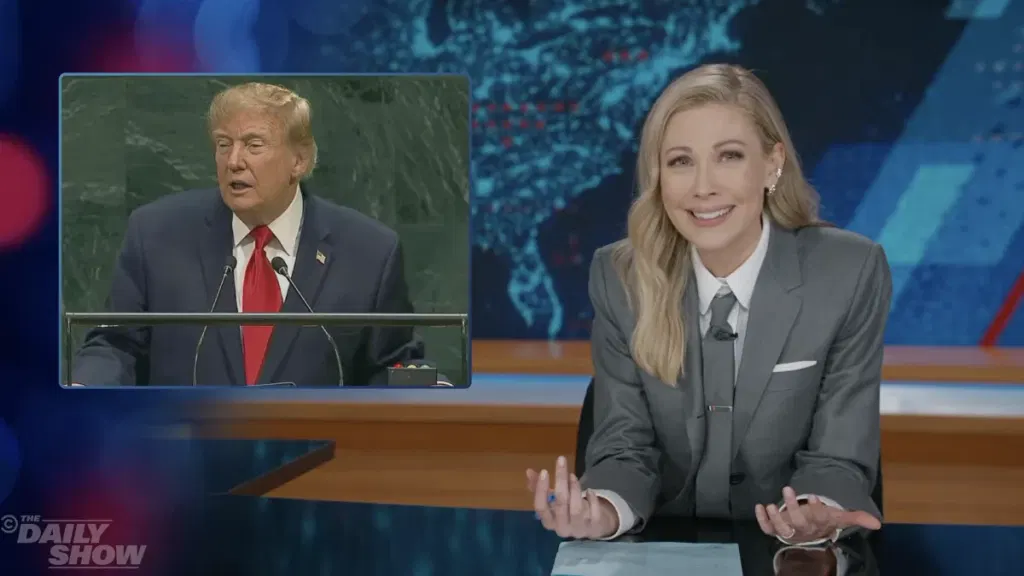 Daily Shows Desi Lydic torches Trump on super intelligence