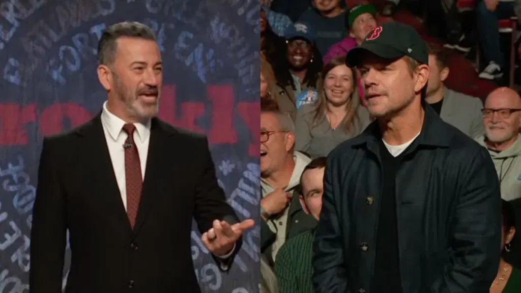 Jimmy Kimmel evicts Matt Damon midway through monologue