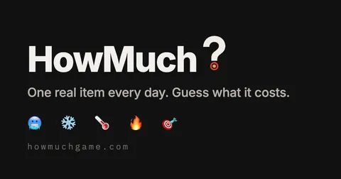 Show HN: HowMuch – Wordle, but you guess prices