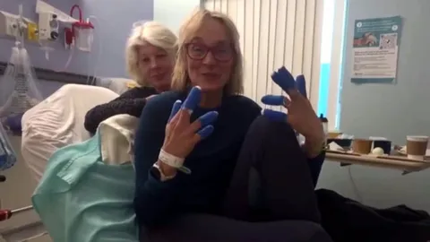 Louise Minchin reveals she is still recovering from the frostbite she got four months ago during Arctic bike ride challenge and shares fears for her toes