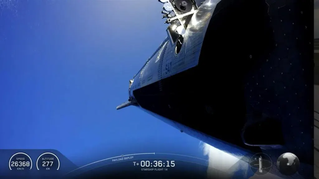 After One Hiccup, SpaceX Reaches Orbit With Starship's 14th Launch