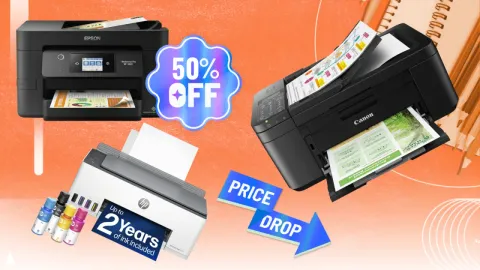 Snag Some Ink-Redible Back-to-School Deals on Printers From Canon, Epson, and HP