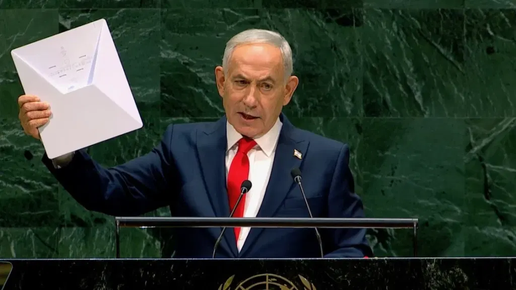 Starlink Makes Surprise Appearance in Netanyahu's UN Speech as a Political Prop