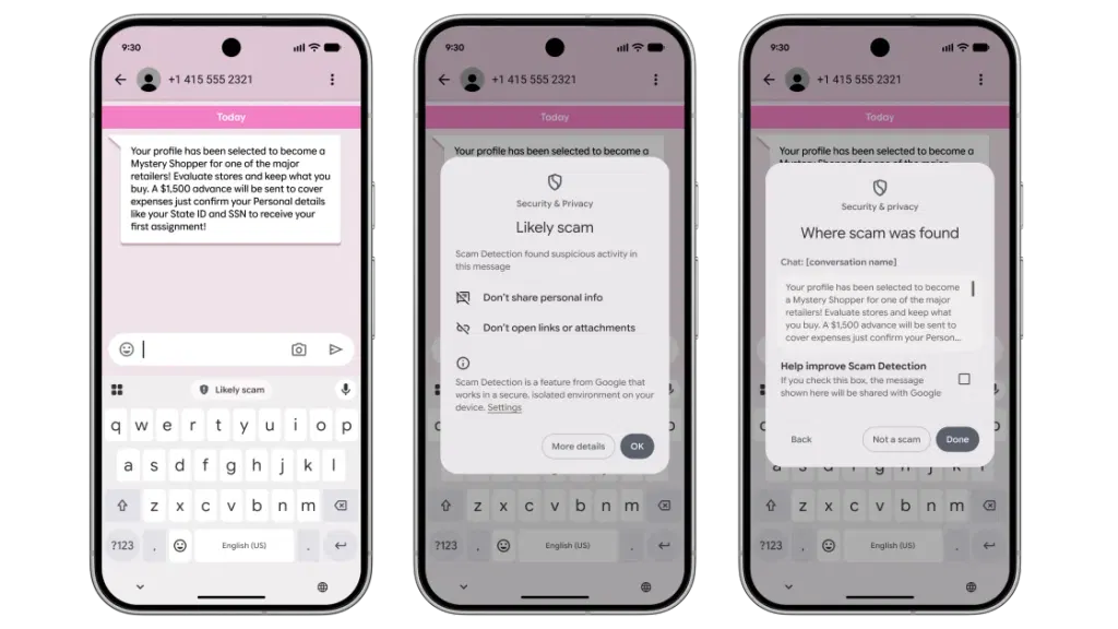 Latest Pixel Feature Drop Expands Access to Scam-Text Detection