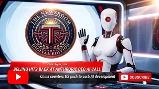 China hit back at Anthropic CEO's call to curb China's AI development