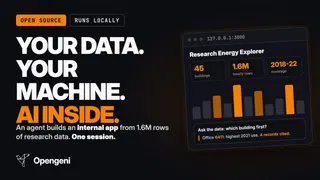 Self-hosted AI agent that builds internal apps on your own data