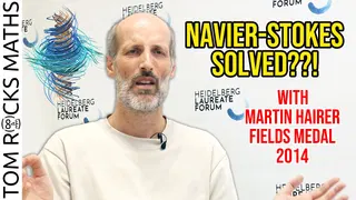 Navier-Stokes, AI, Future of Mathematics with Martin Hairer (2014 Fields Medal) [video]