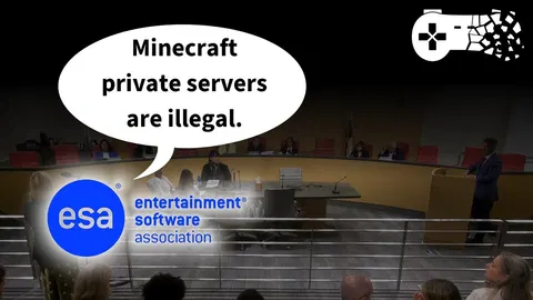 Entertainment Software Association: "Minecraft private servers are illegal" [video]