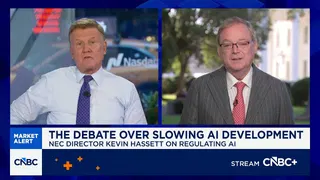 Hassett: Trump 'wholeheartedly rejects government takeover of AI regulation