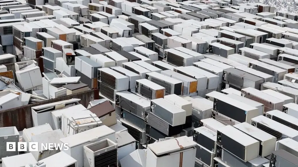 Tens of thousands of fridge freezers left at docks as household collections suspended