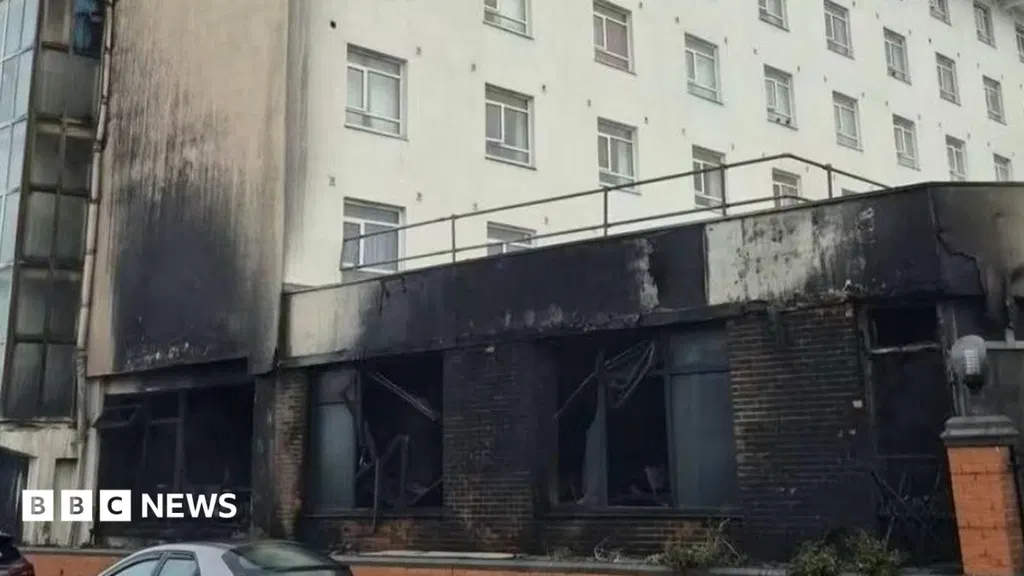 Residents near fire-hit hotel evacuated over fears blaze 'weakened' building