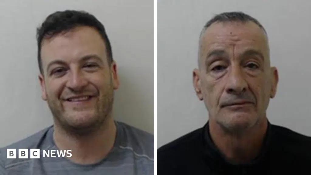 Father and son jailed for dragging 'terrified' police officer along road