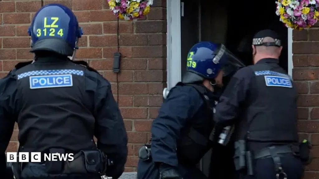 Watch: Police raid organised crime targets in Teeside