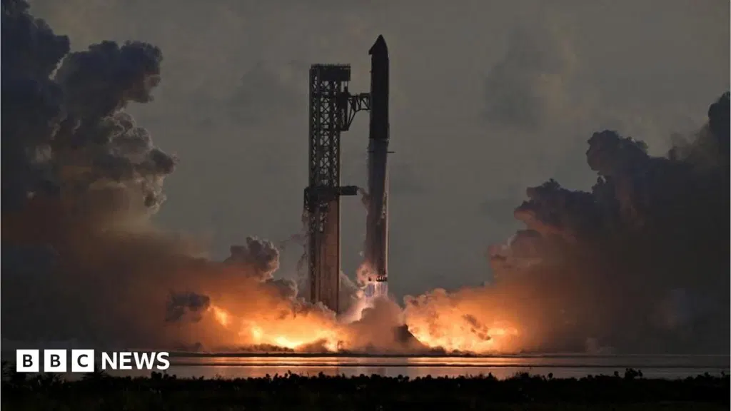 Watch: SpaceX launches Starship rocket into orbit for first time