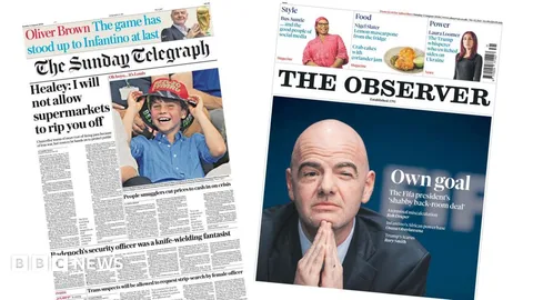 The Papers: Chancellor 'warns' supermarkets and 'own goal'
