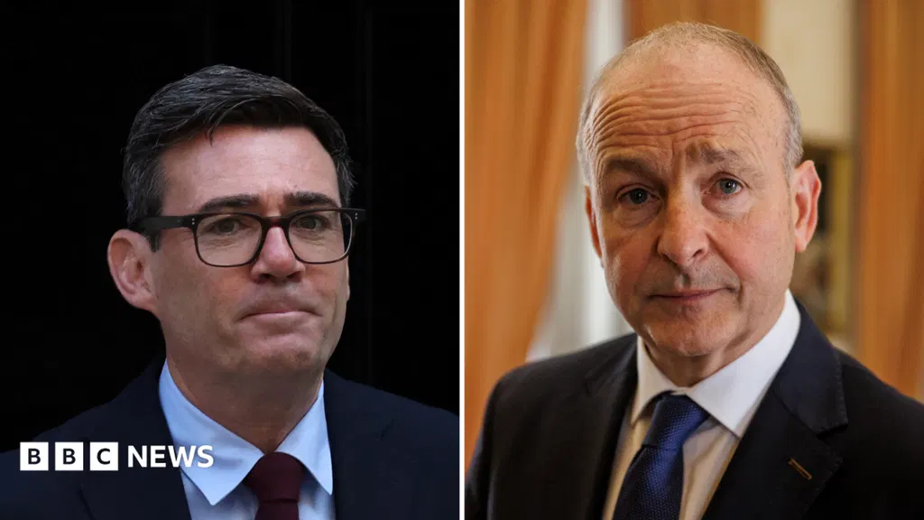 Andy Burnham to meet Irish Taoiseach for first time