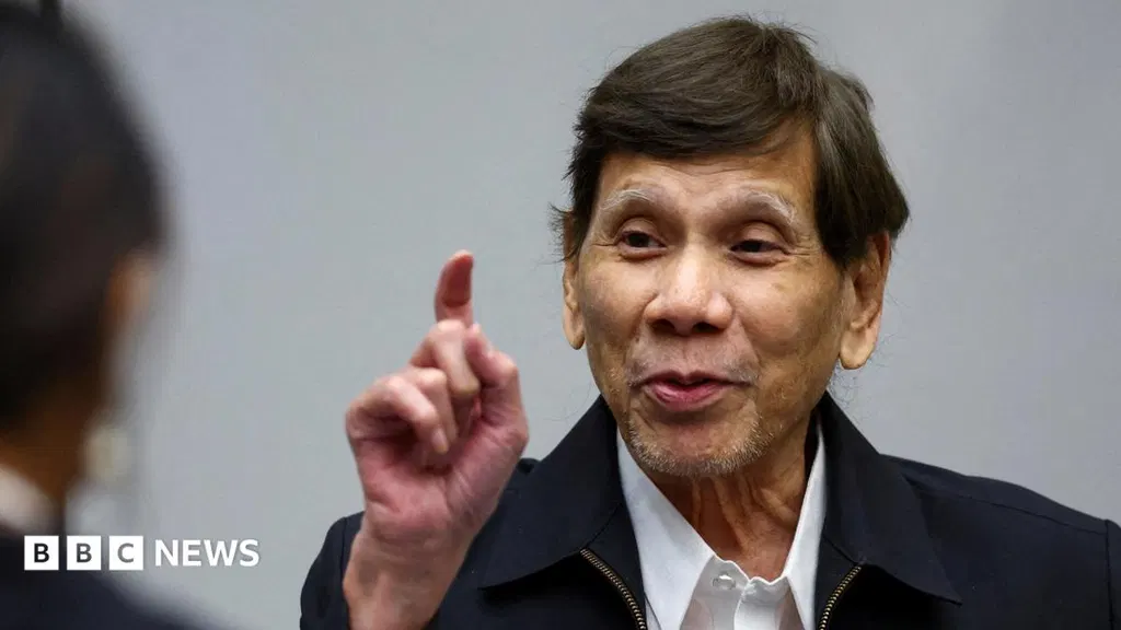 Philippines' Duterte seen in person for first time at International Criminal Court