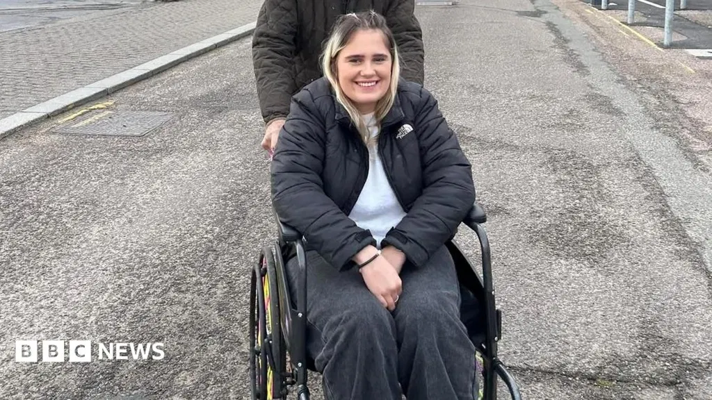 Disabled woman had to 'crawl on hands and knees' to get off train