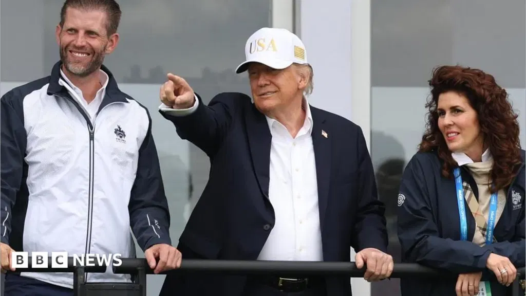 Donald Trump continues two-day visit of Ireland