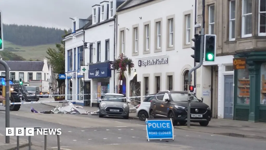Bank cash machines ripped out and taken away on a horsebox