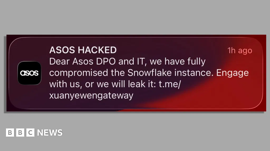 What can I do to protect myself after 'Asos hacked' message?