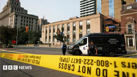 Shots fired at US consulate in Toronto for a second time this year