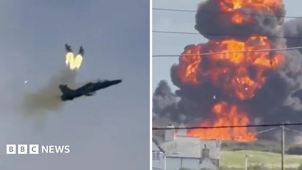 What video footage tells us about RAF training jet crash