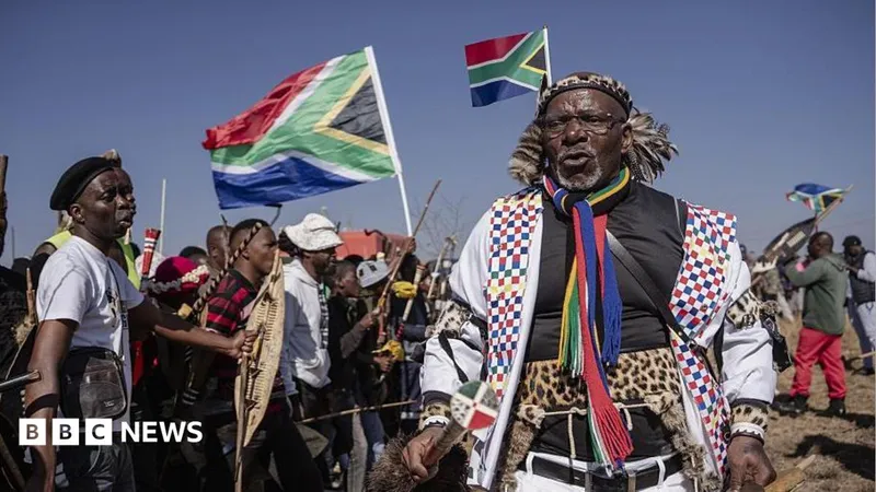 Heavy security in South Africa as anti-migrant protesters take to the streets