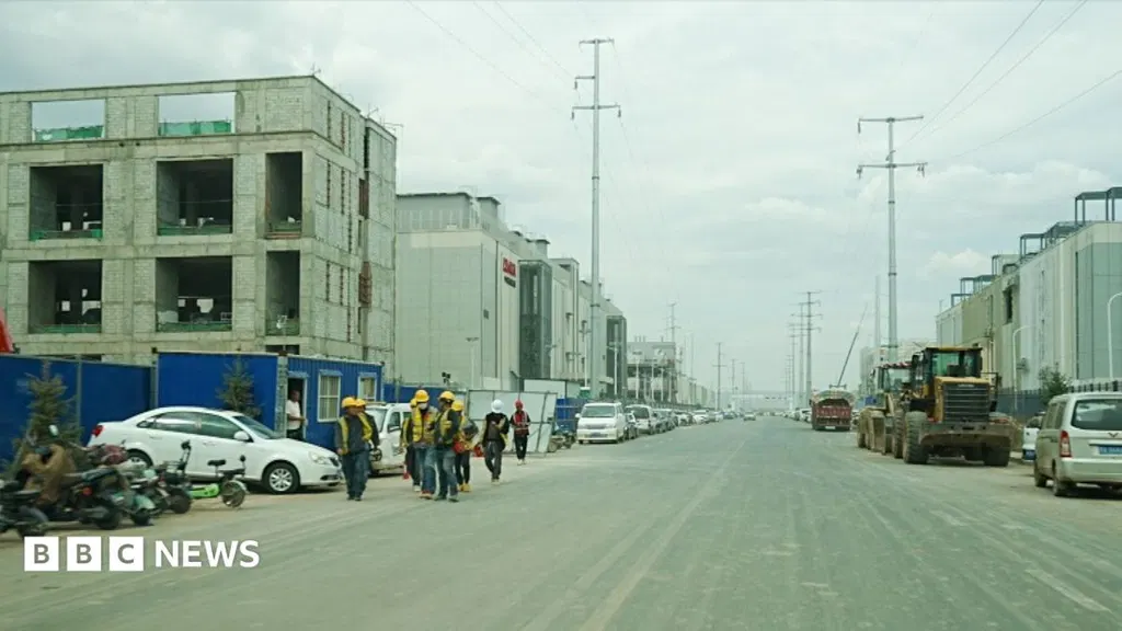 A new skyline of data centres is rising from the rolling plains of rural China