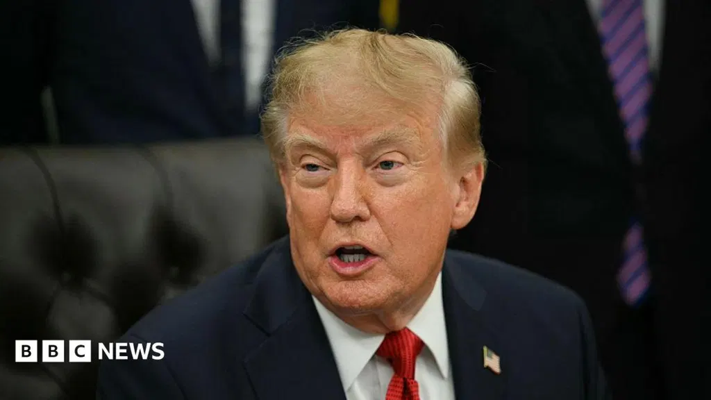 Watch: Trump says ban on some news outlets is 'because they're fake news'