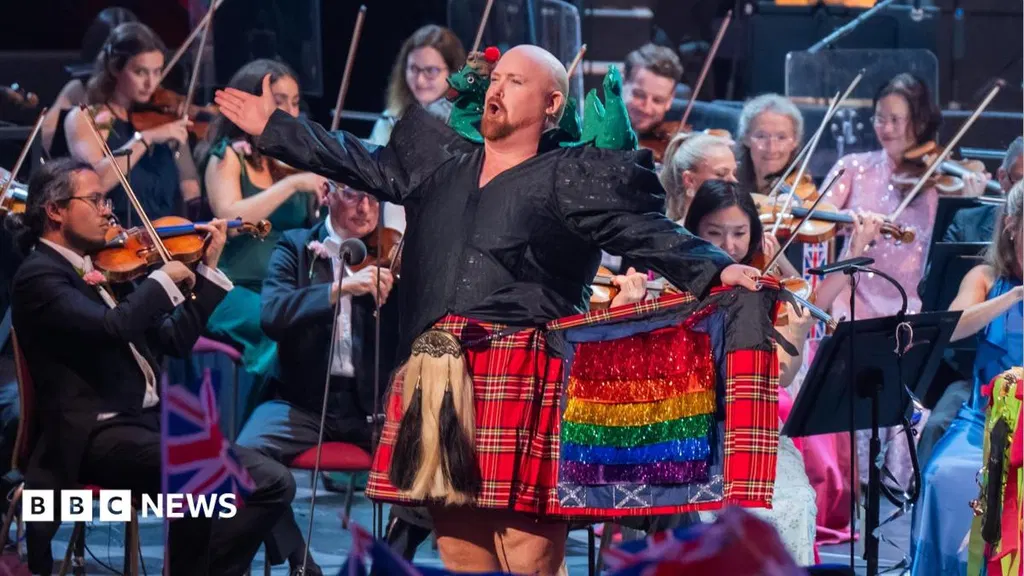 Opera singer leads Scottish takeover of the Last Night of the Proms