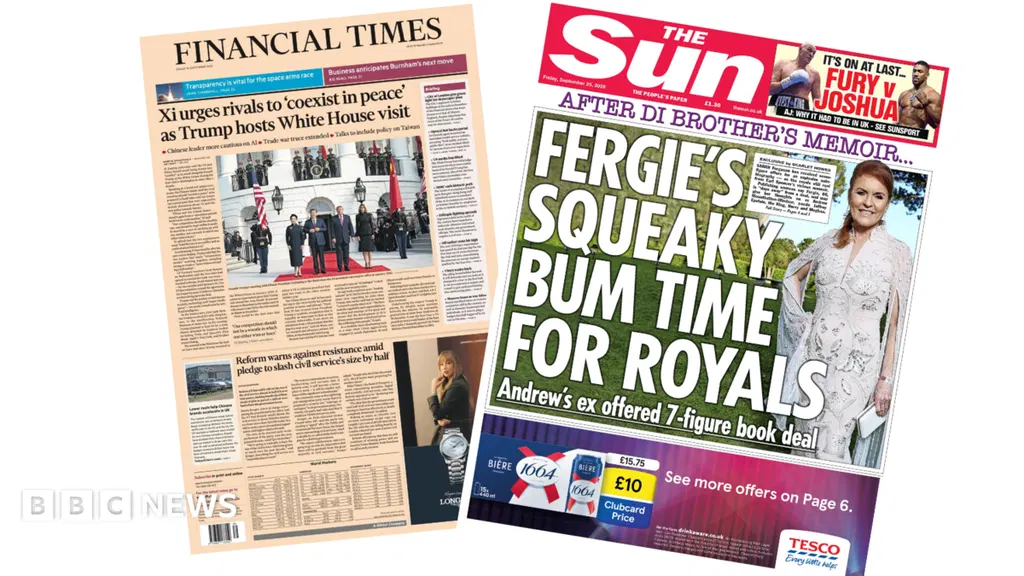 The Papers: 'Xi urges rivals to coexist in peace' and 'It's on at last'