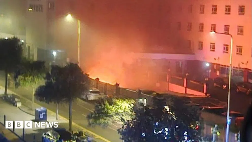More than 200 evacuated after fire at seaside hotel