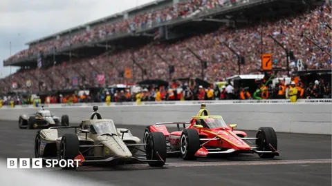 Rosenqvist wins Indy 500 in race's closest finish