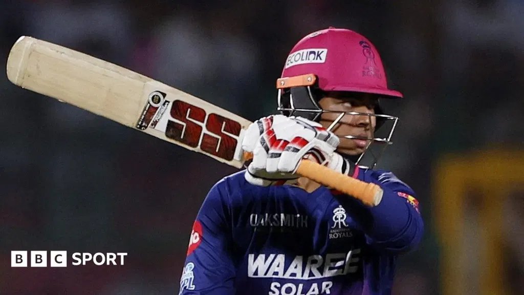 Sooryavanshi, 15, hits 93 as Royals boost play-off chances