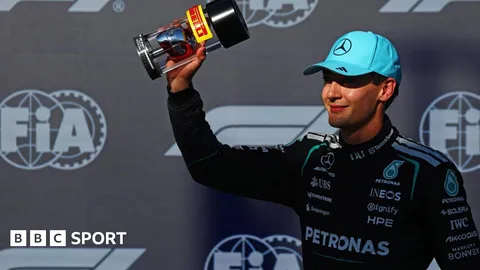 Russell edges Antonelli to take pole for Canada sprint