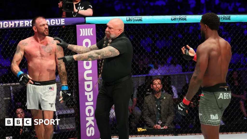 Schilling quits 37 seconds into MMA return after headbutt