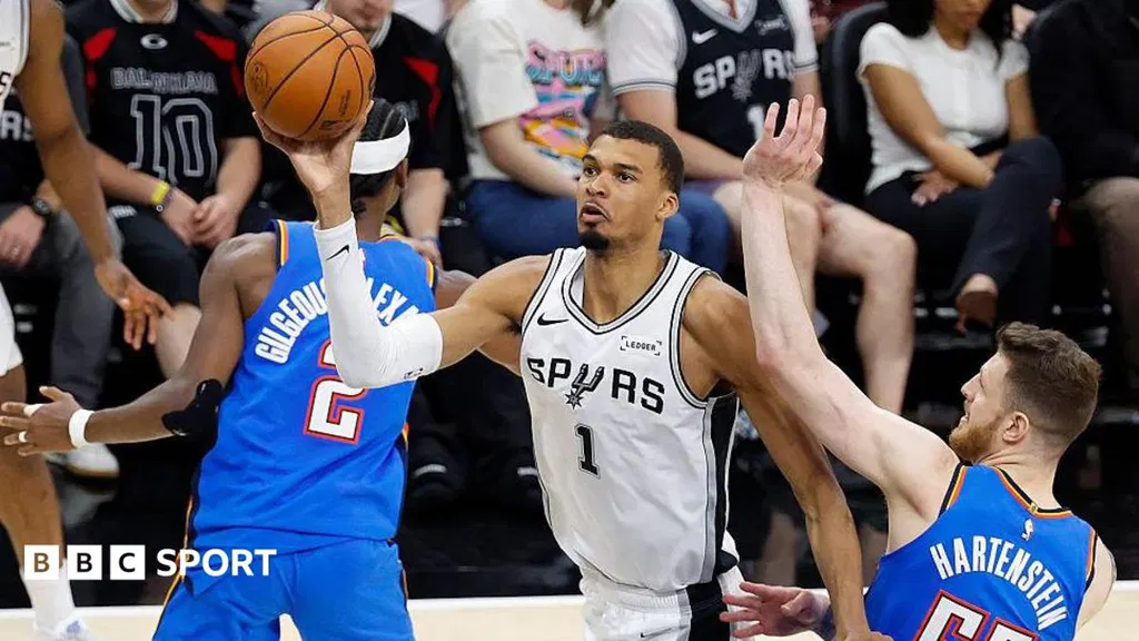 Wembanyama stars as Spurs level NBA play-offs
