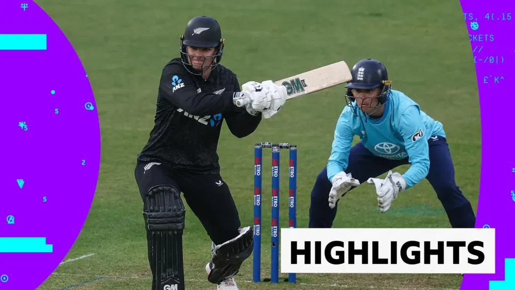 New Zealand beat England in rain-affected to match to draw series