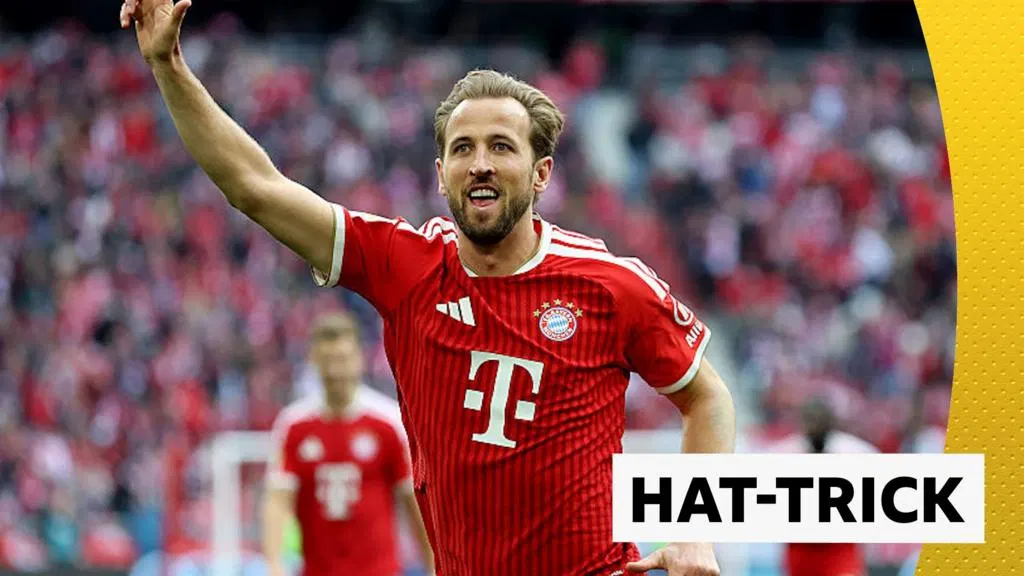 Kane nets hat-trick as Bayern thrash Cologne
