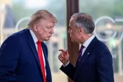 Trump slaps 50% tariffs on Canada and Carney vows to 'intensify' trade talks