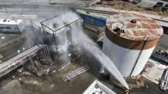 Currently no active leak from failing chemical tank, California officials say