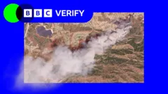 How two new California wildfires look from space