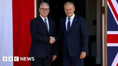 Starmer warns of Russian aggression as UK agrees new treaty with Poland