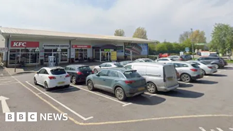 Eight-year-old among three injured after car crashes at M4 service station