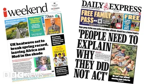 The Papers: 'Heat leaves Africa and Med in shade' and 'Can't cope without Catherine'