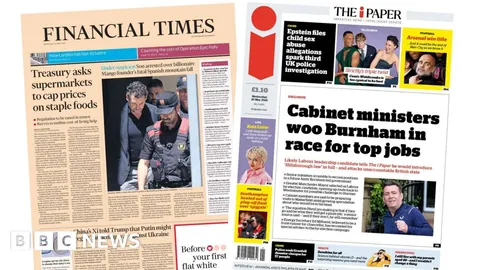 The Papers: 'Cap prices on staple foods' and 'Strictly's triple twist'
