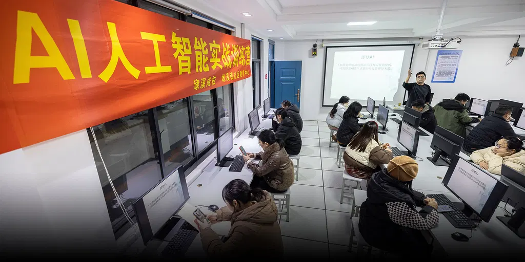 Locked Out of China's AI Boom, Graduates Turn to Bootcamps