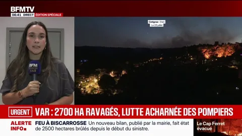 Incendie dans le Var: des particuliers ont ouvert leurs portes pour héberger des personnes évacuées